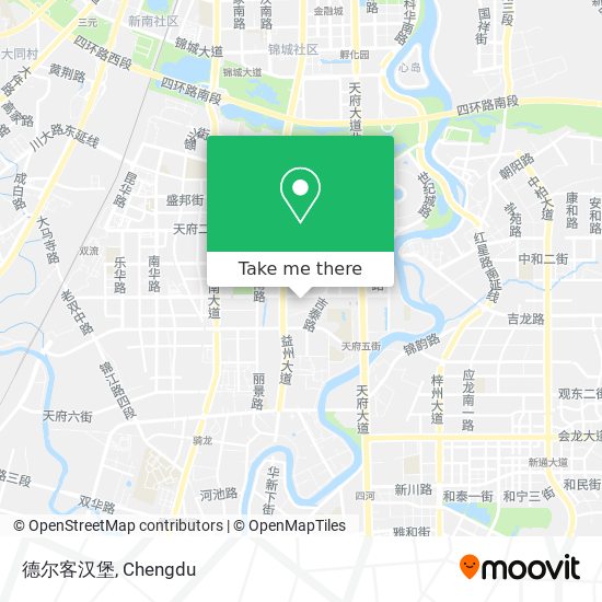 德尔客汉堡 map