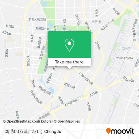 鸡毛店(双流广场店) map