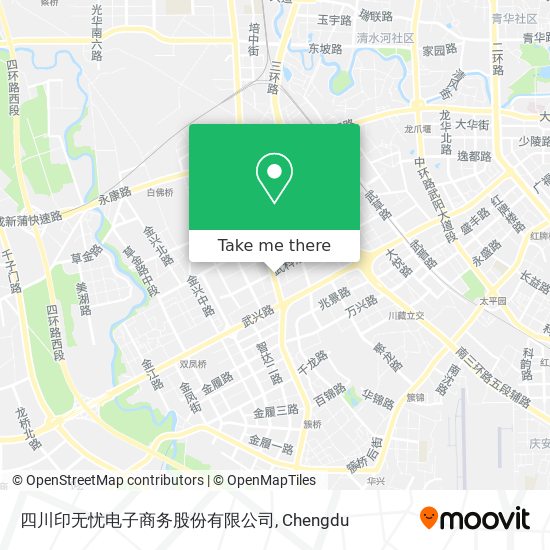 四川印无忧电子商务股份有限公司 map