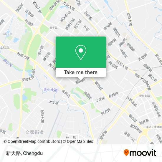 新天路 map