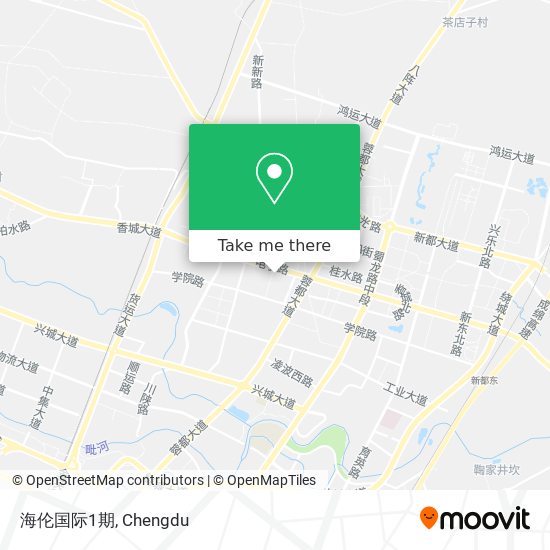 海伦国际1期 map