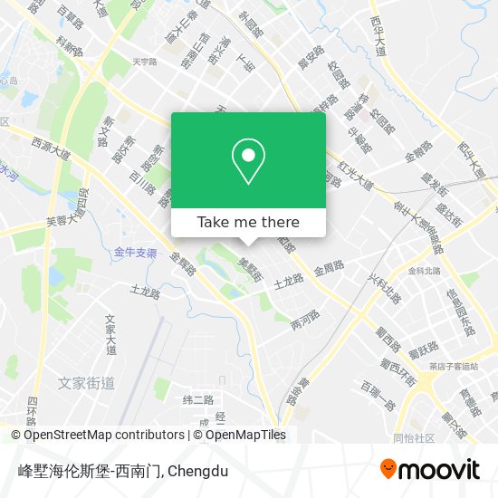 峰墅海伦斯堡-西南门 map