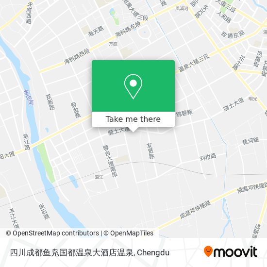 四川成都鱼凫国都温泉大酒店温泉 map