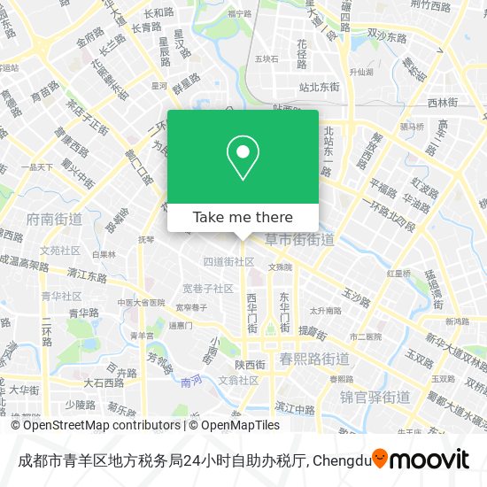 成都市青羊区地方税务局24小时自助办税厅 map
