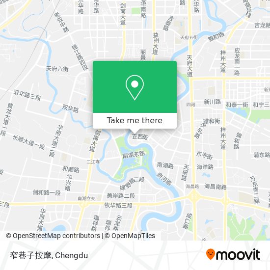 窄巷子按摩 map