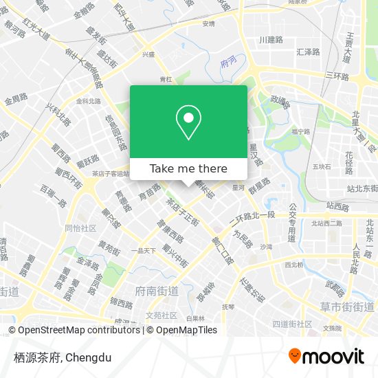 栖源茶府 map