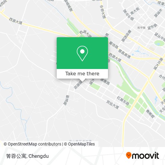箐蓉公寓 map