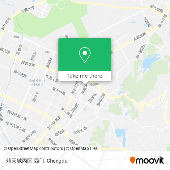 航天城丙区-西门 map