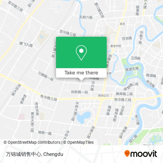 万锦城销售中心 map