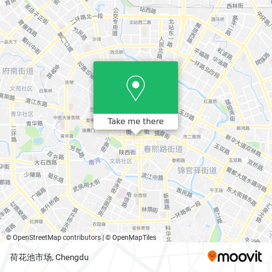 荷花池市场 map