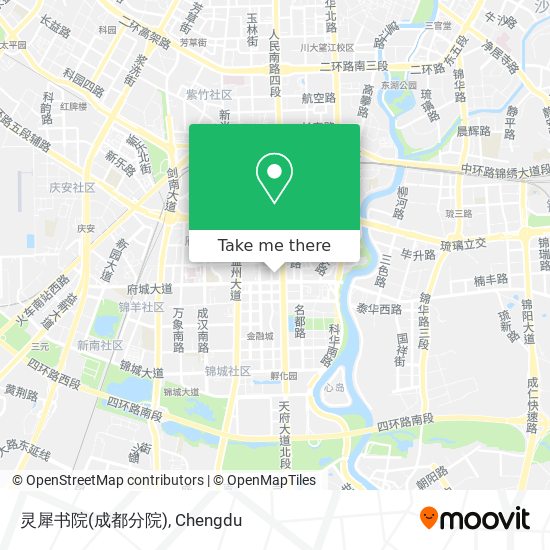 灵犀书院(成都分院) map