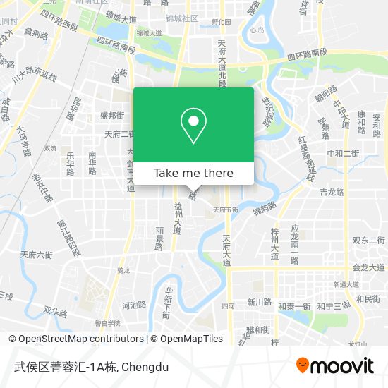武侯区菁蓉汇-1A栋 map