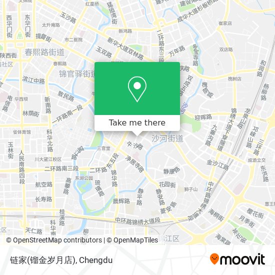 链家(镏金岁月店) map