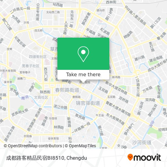 成都路客精品民宿BI8510 map