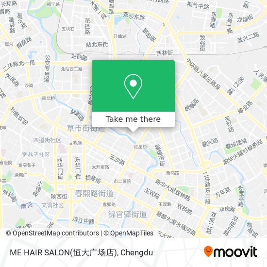 ME HAIR SALON(恒大广场店) map