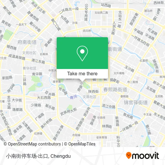 小南街停车场-出口 map