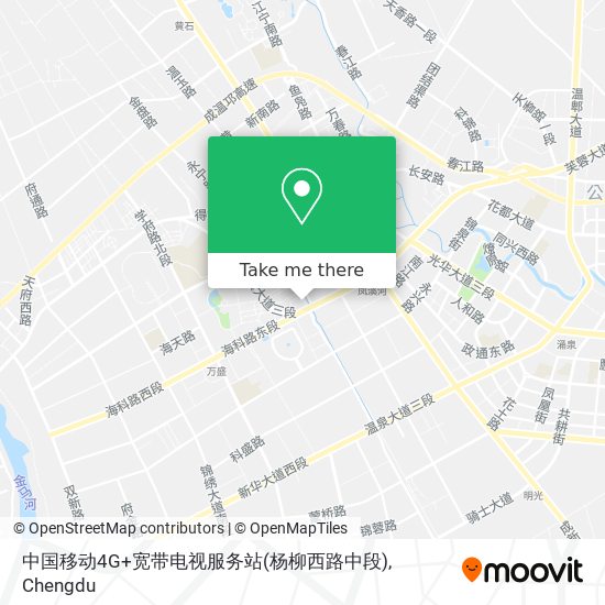 中国移动4G+宽带电视服务站(杨柳西路中段) map