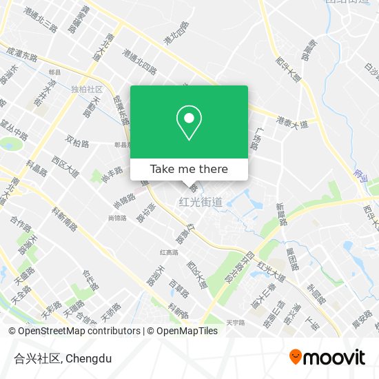合兴社区 map