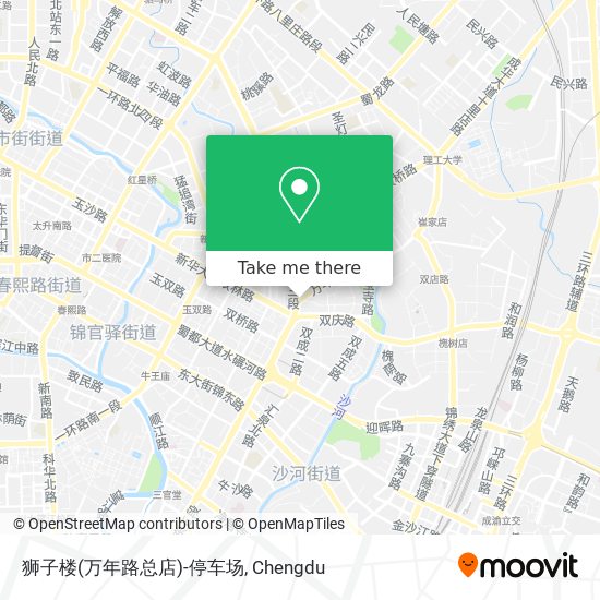 狮子楼(万年路总店)-停车场 map