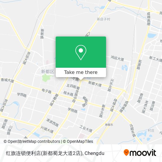 红旗连锁便利店(新都蜀龙大道2店) map