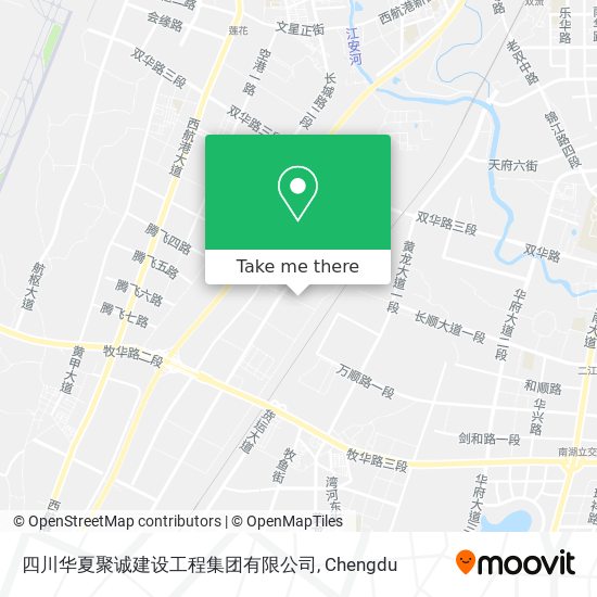 四川华夏聚诚建设工程集团有限公司 map