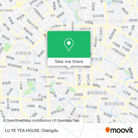 LU YE TEA HOUSE map