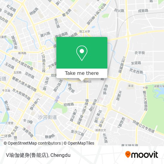 V瑜伽健身(鲁能店) map