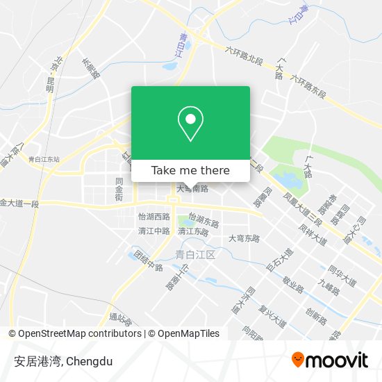 安居港湾 map