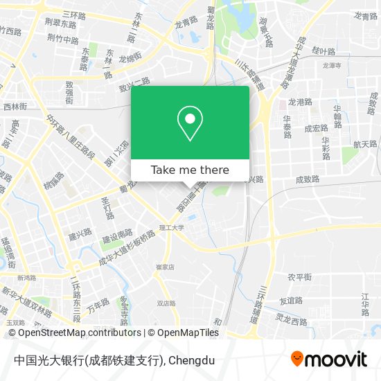 中国光大银行(成都铁建支行) map