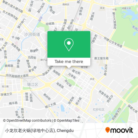 小龙坎老火锅(绿地中心店) map