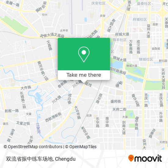 双流省振中练车场地 map