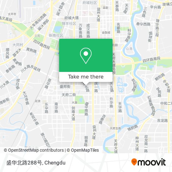 盛华北路288号 map