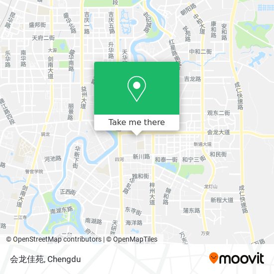 会龙佳苑 map