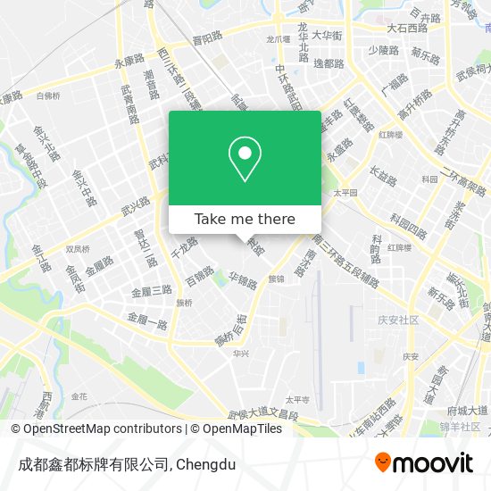 成都鑫都标牌有限公司 map