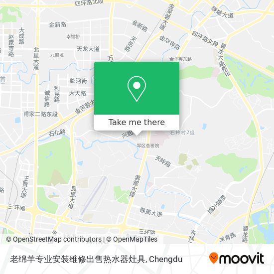 老绵羊专业安装维修出售热水器灶具 map