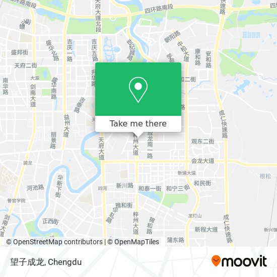 望子成龙 map