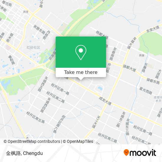 金枫路 map