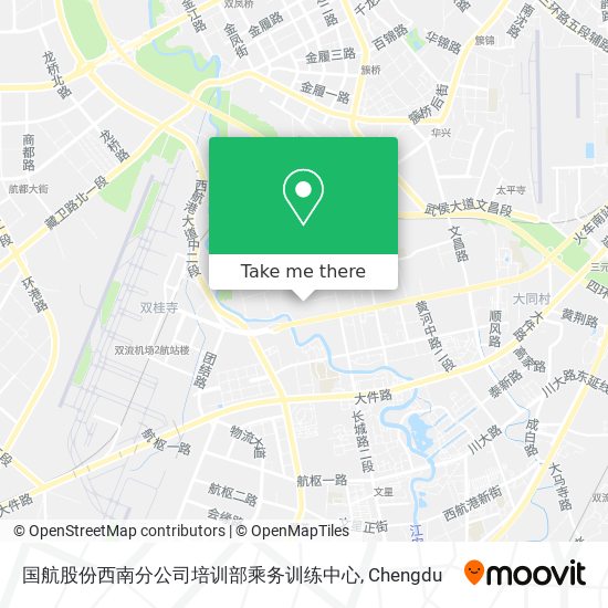国航股份西南分公司培训部乘务训练中心 map