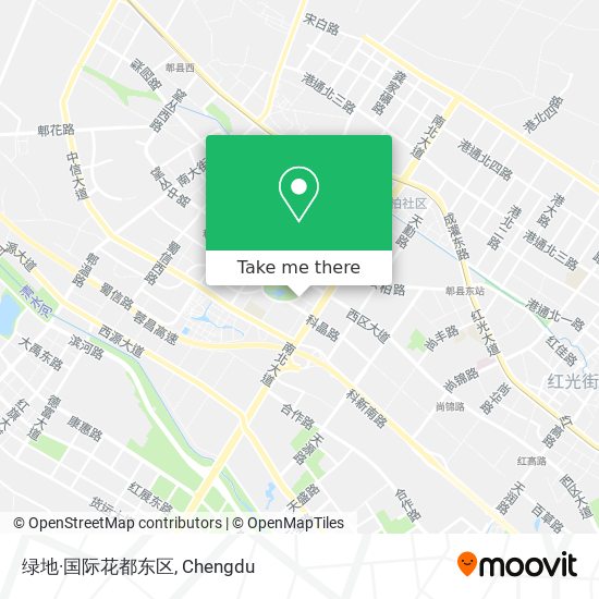 绿地·国际花都东区 map
