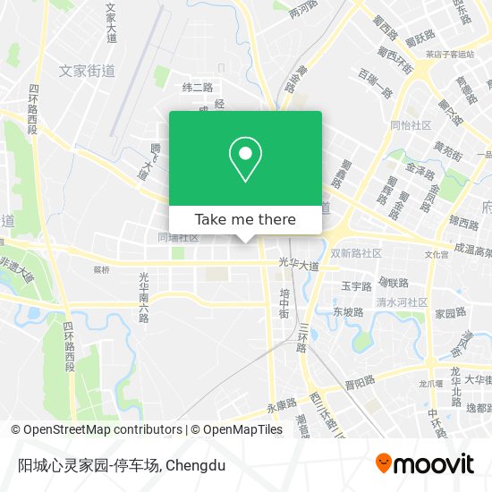 阳城心灵家园-停车场 map