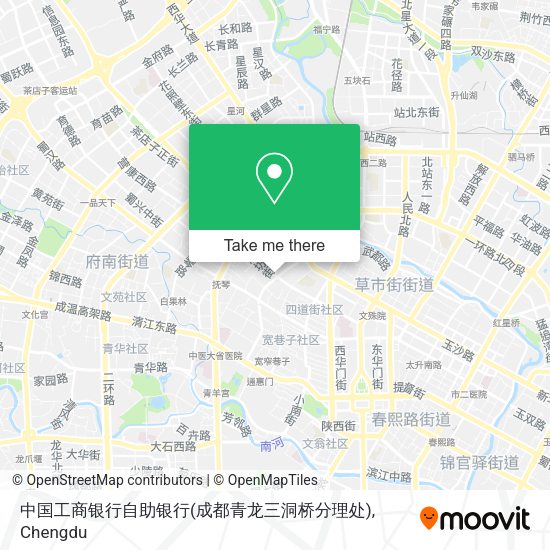 中国工商银行自助银行(成都青龙三洞桥分理处) map