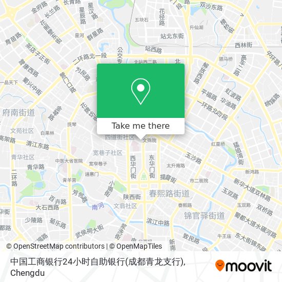 中国工商银行24小时自助银行(成都青龙支行) map