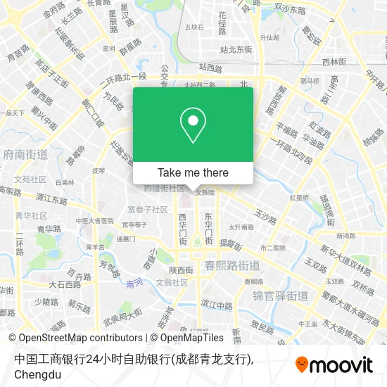 中国工商银行24小时自助银行(成都青龙支行) map