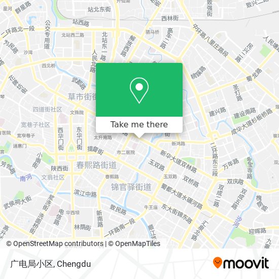 广电局小区 map