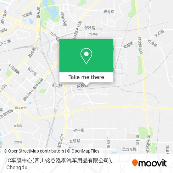 iC车膜中心(四川铭谷泓泰汽车用品有限公司) map