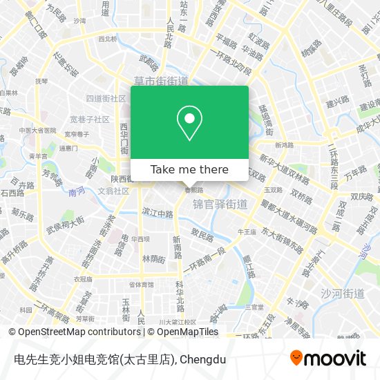 电先生竞小姐电竞馆(太古里店) map
