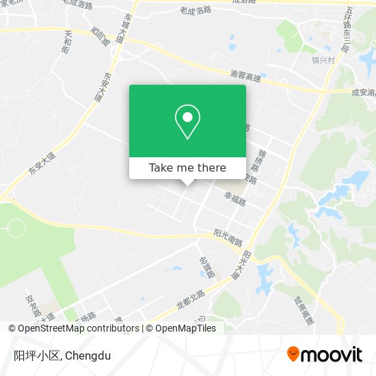 阳坪小区 map