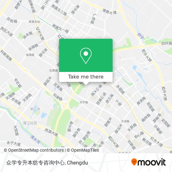 众学专升本纺专咨询中心 map