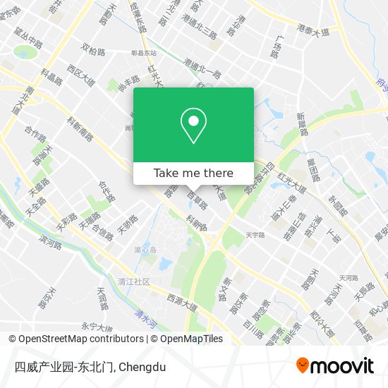 四威产业园-东北门 map