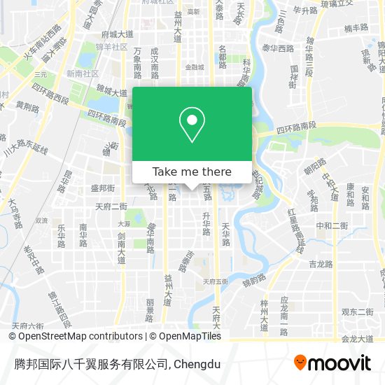 腾邦国际八千翼服务有限公司 map